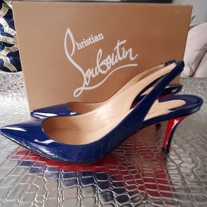 Christian Louboutin Apostrophy Slingback Pumps